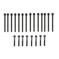 Zestaw śrub z łbem walcowym 22 sztuki