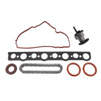 Komplet łańcucha rozrządu z napinaczem bez kółek na wałek rozrządu Magneti Marelli