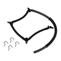 Wąż gumowy. wyciekające paliwo