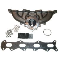 Kolektor wydechowy Kat przymocowany do kolektora