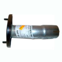 Rura wydechowa z przodu za kotem