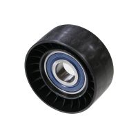 Koło napinające z płaskim paskiem bez ramienia koła napinającego