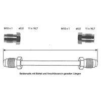 Przewód hamulcowy 240 mm 10 X 1
