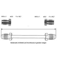 Przewód hamulcowy 320 mm 10 X 1 miedziano-niklowy