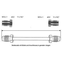 Przewód hamulcowy 4150 mm 10 X 1 miedziano-niklowy