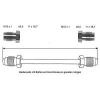 Przewód hamulcowy 5000 mm 10 X 1 miedziano-niklowy