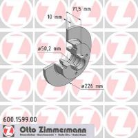 Zestaw sportowych tarcz hamulcowych perforowanych ABE