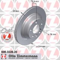 Zestaw sportowych tarcz hamulcowych perforowanych ABE