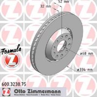 Tarcza hamulcowa FORMUŁA Z prawa