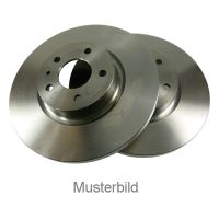 Bremsscheibe vorne voll 257 mm Ø 12 mm