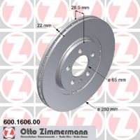 Wewnętrznie wentylowana przednia tarcza hamulcowa