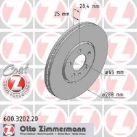 Wentylowana zewnętrznie przednia tarcza hamulcowa