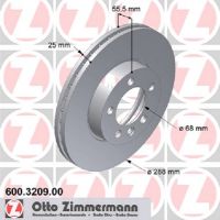 Wewnętrznie wentylowana przednia tarcza hamulcowa