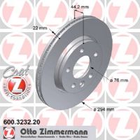 Wewnętrznie wentylowana tylna tarcza hamulcowa