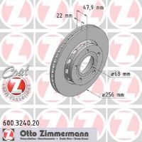 Wewnętrznie wentylowana tylna tarcza hamulcowa