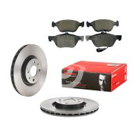 Zestaw tarcz hamulcowych i klocki hamulcowe z przodu