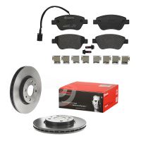 Zestaw hamulcowy przedni 2 X styk ostrzegawczy