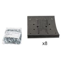 Zestaw klocków hamulcowych do nitowania