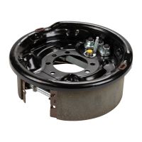 Zestaw hamulcowy z płytą kotwiącą z tyłu po lewej stronie