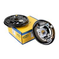 Zestaw hamulcowy wstępnie zmontowany na płytach kotwiących Magneti Marelli