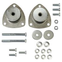 Zestaw cichych krzewów z przodu