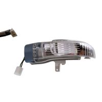 Nasadka wskaźnika po prawej stronie biała w lustrze