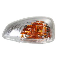 Nasadka wskaźnika na prawej żółtej nasadce w lusterku