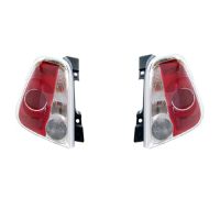 Zestaw tylnych świateł z białą obwódką