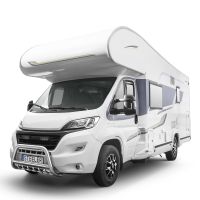 Przednia listwa ochronna STEELER z grillem wraz z zestawem montażowym z polerowanej stali nierdzewnej