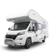 Przednia listwa ochronna STEELER z blachą wraz z zestawem montażowym z polerowanej stali nierdzewnej