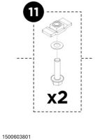 Część zamienna nakrętki podwozia do Thule VeloSwing