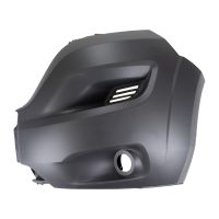 Narożnik zderzaka, przedni lewy, szary z otworem NSW