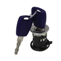 Zamek bębenkowy Zamek bębenkowy z przodu po lewej stronie