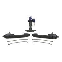 Zestaw klamek przednich prawych i lewych i tylnych zamków