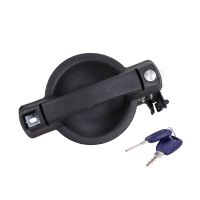 Klamka zewnętrzna drzwi tylne elektr. Mechanizm z zamkiem bębenkowym