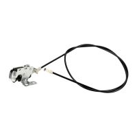 Tylny zamek z cięgnem Bowdena w lewym górnym rogu