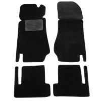 Komplet dywanowy czarny welurF