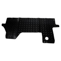 Mata podłogowa gumowa "Rondo" wysokiej jakości w kolorze czarnym