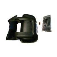 Lusterko zewnętrzne lewe składane elektrycznie, czujnik temperatury 5 W, krótkie ramię lusterka