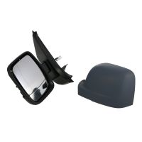 Lusterko zewnętrzne całkowicie krótkie lewe ręcznie zagruntowane szare