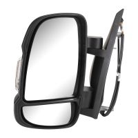 Lusterko zewnętrzne lewe elektrycznie regulowane. Czujnik temp. 16W, krótkie ramię lusterka