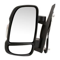 Lusterko zewnętrzne lewe elektryczne Czujnik temperatury Składane krótkie ramię lusterka 16W