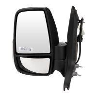 Lusterko zewnętrzne lewe podgrzewane elektrycznie składane, krótkie ramię lusterka 5W