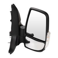 Lusterko zewnętrzne prawe podgrzewane elektrycznie składane krótkie ramię lusterka 5W