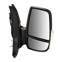 Lusterko zewnętrzne prawe podgrzewane elektrycznie składane krótkie ramię lusterka 5W