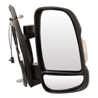 Lusterko zewnętrzne prawe krótkie ramię elektrycznie regulowane podgrzewane antena DAB 16W