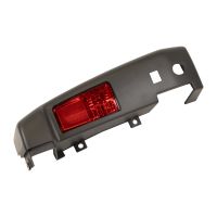 Narożnik zderzaka tylny lewy szary z tylnym światłem przeciwmgielnym