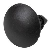 Czarna plastikowa zaślepka do owiewki