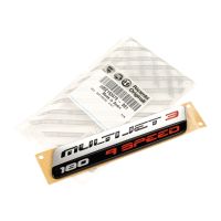 Napis z emblematem „Multijet 3 180 Speed”
